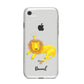 Custom Lion iPhone 8 Bumper Case on Silver iPhone