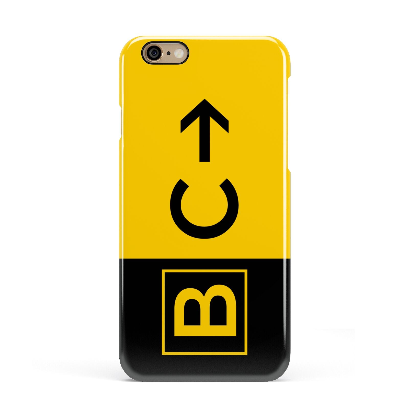 Custom Location Direction Airport Sign Apple iPhone 6 3D Snap Case