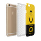 Custom Location Direction Airport Sign Apple iPhone 6 3D Tough Case Expanded view