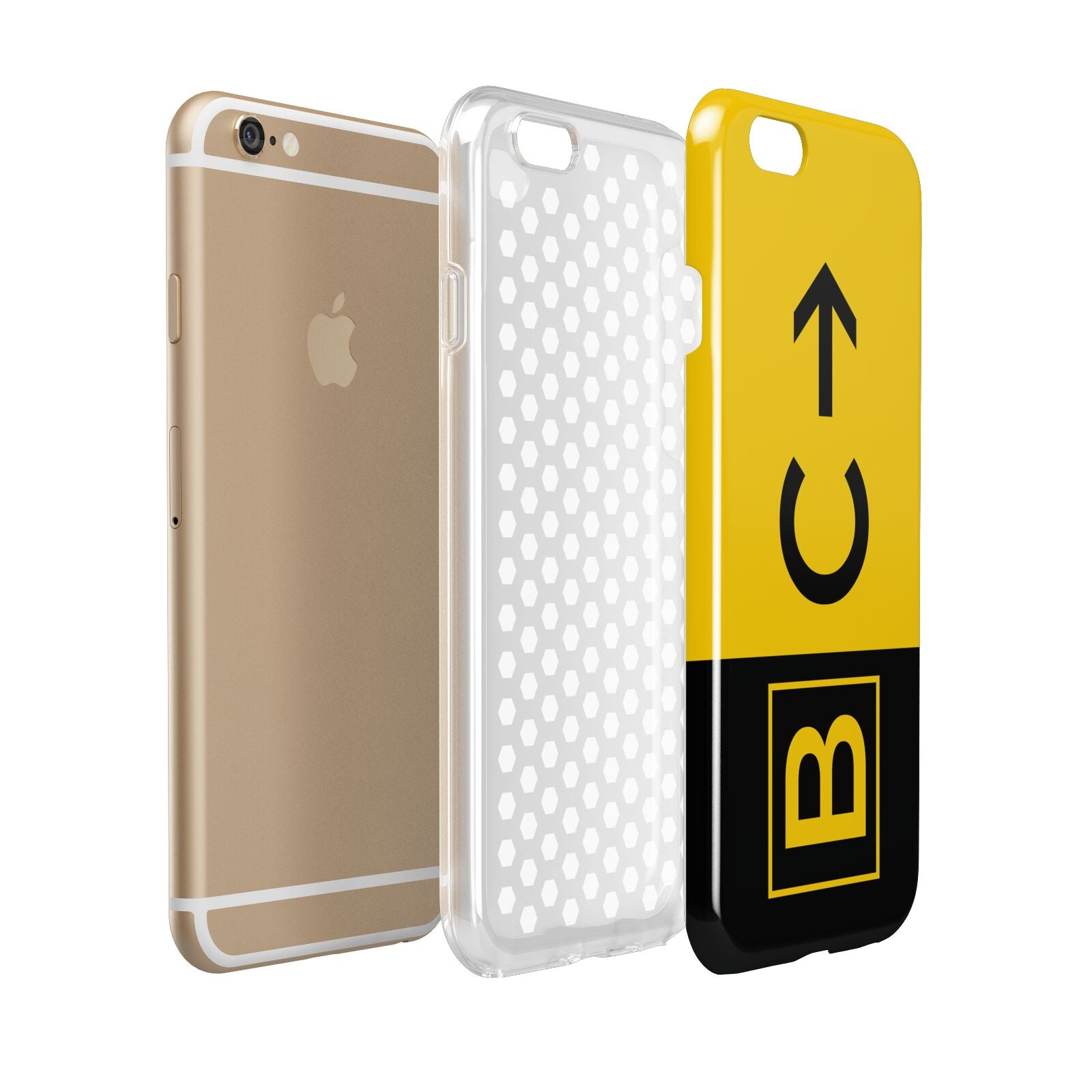 Custom Location Direction Airport Sign Apple iPhone 6 3D Tough Case Expanded view