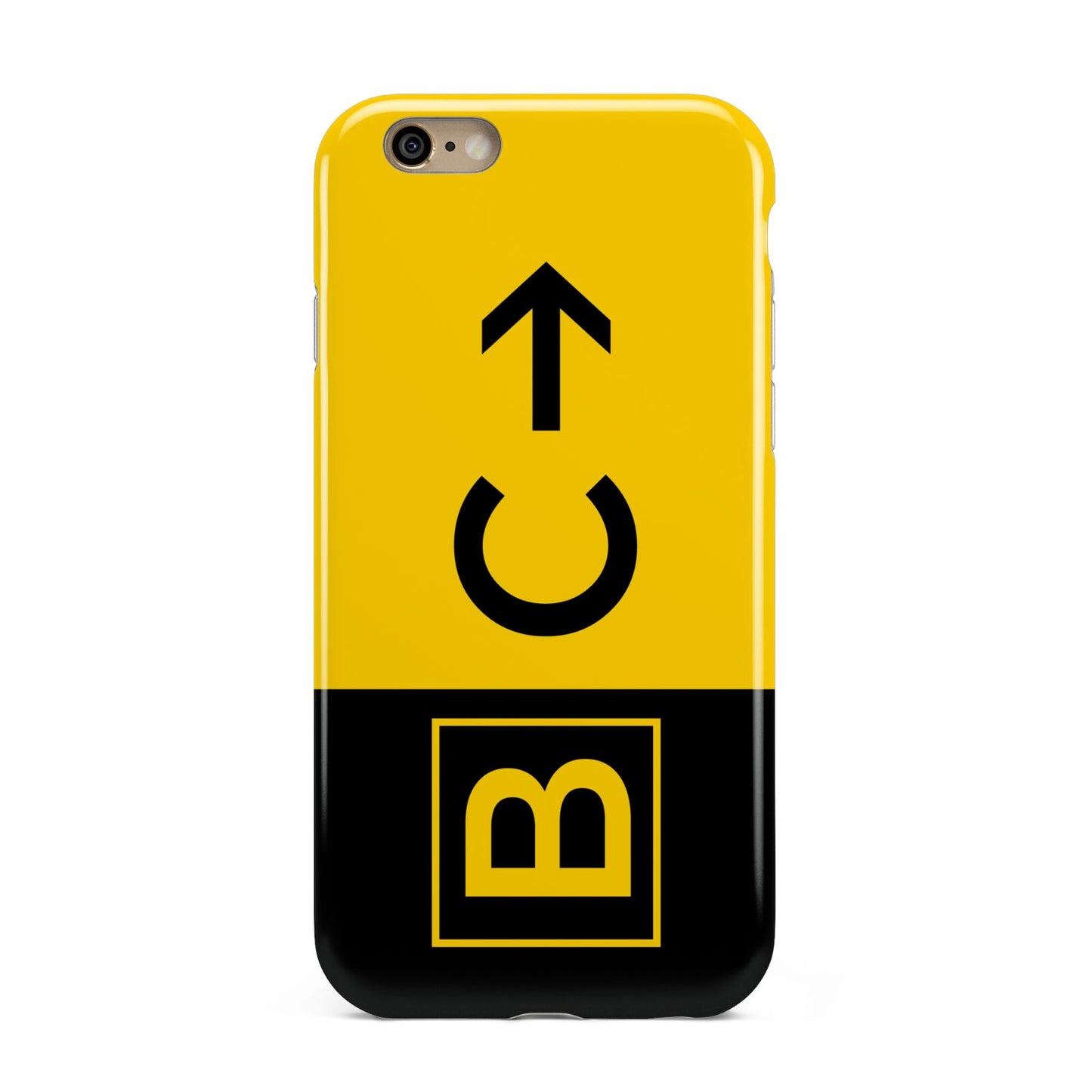 Custom Location Direction Airport Sign Apple iPhone 6 3D Tough Case