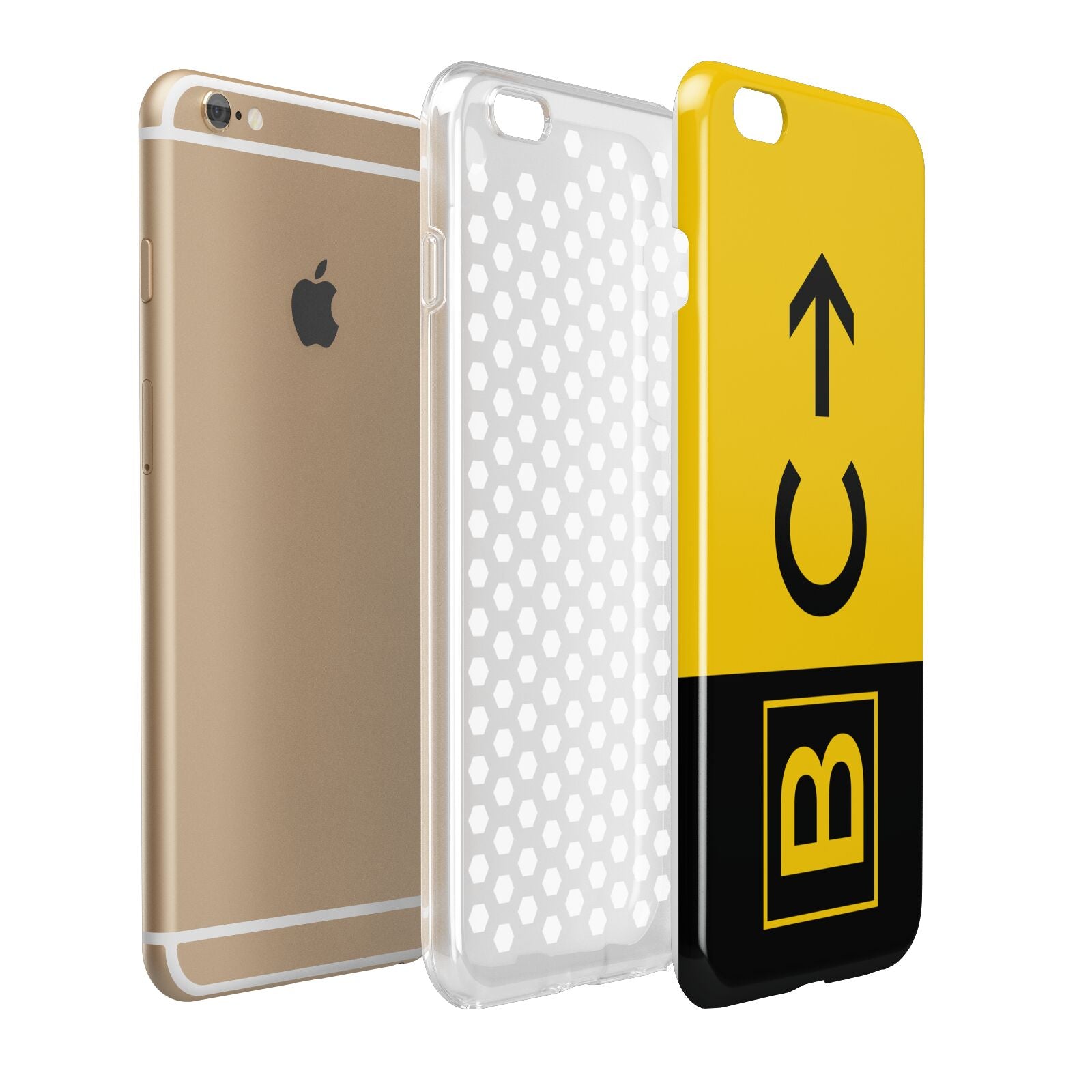 Custom Location Direction Airport Sign Apple iPhone 6 Plus 3D Tough Case Expand Detail Image