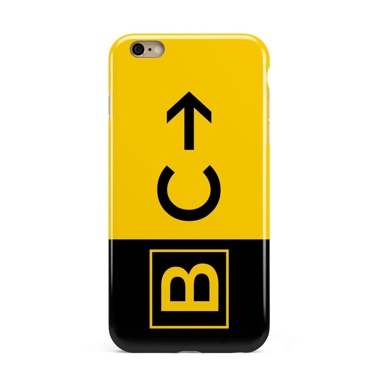 Custom Location Direction Airport Sign Apple iPhone 6 Plus 3D Tough Case