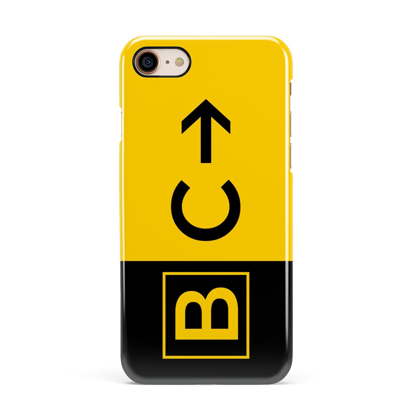 Custom Location Direction Airport Sign Apple iPhone 7 8 3D Snap Case
