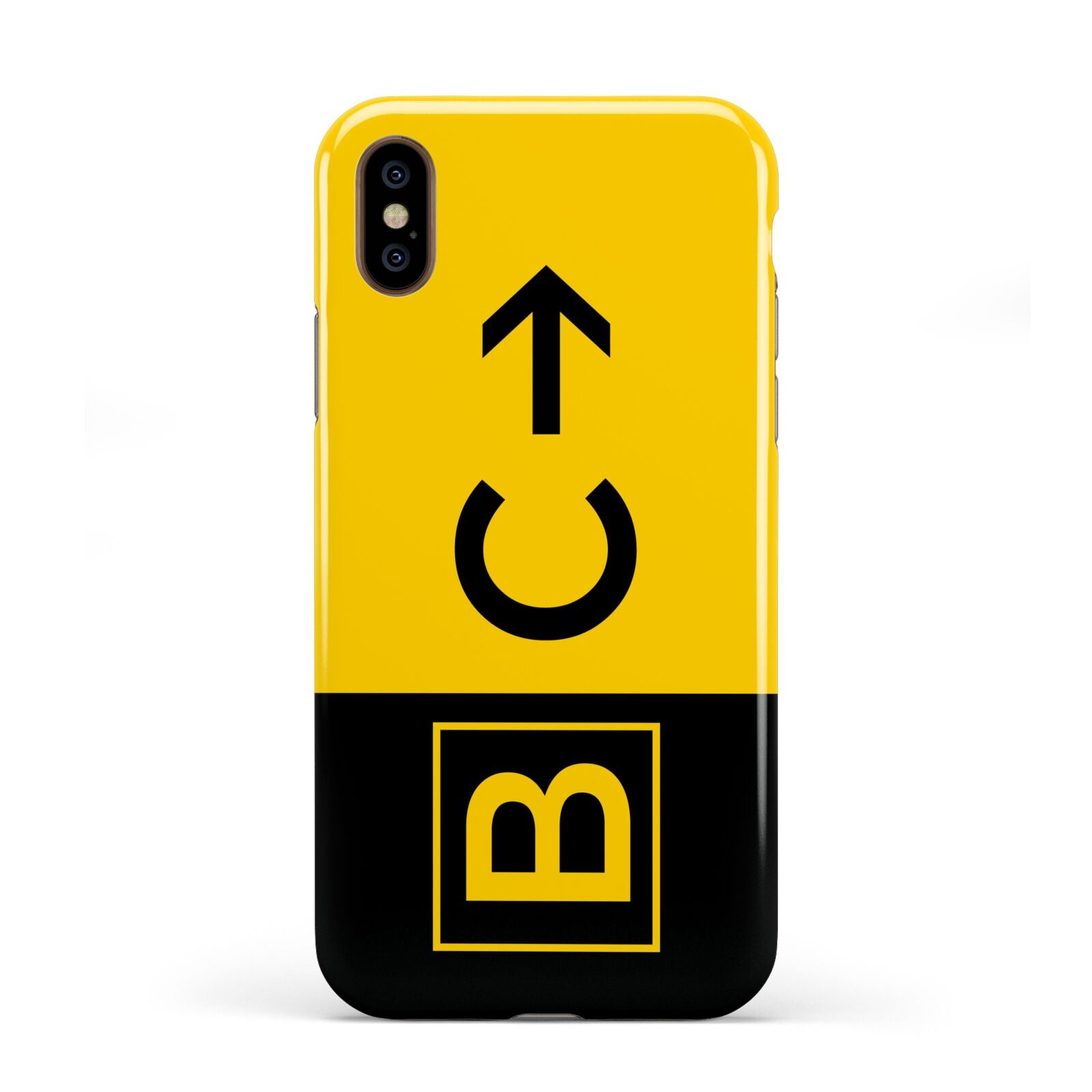 Custom Location Direction Airport Sign Apple iPhone XS 3D Tough