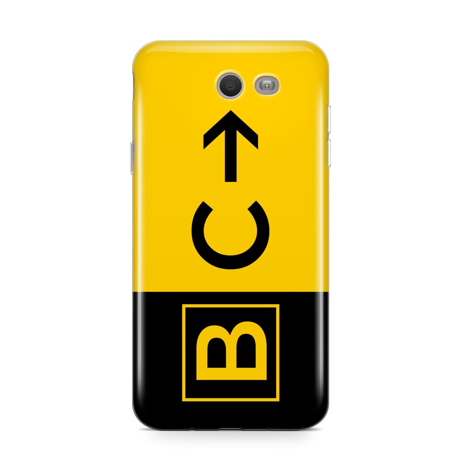 Custom Location Direction Airport Sign Samsung Galaxy J7 2017 Case