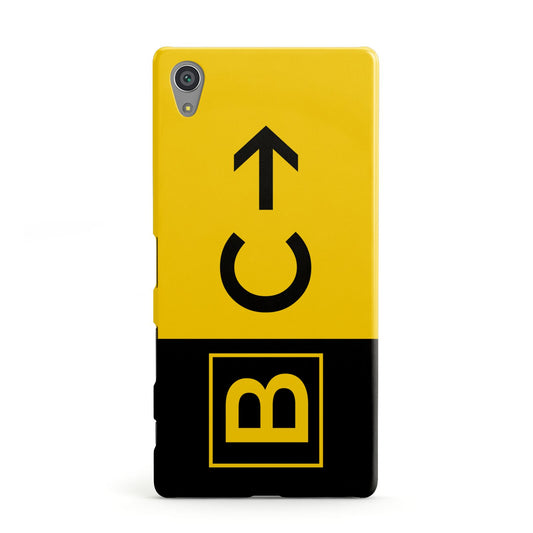 Custom Location Direction Airport Sign Sony Xperia Case