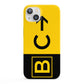 Custom Location Direction Airport Sign iPhone 13 Full Wrap 3D Snap Case