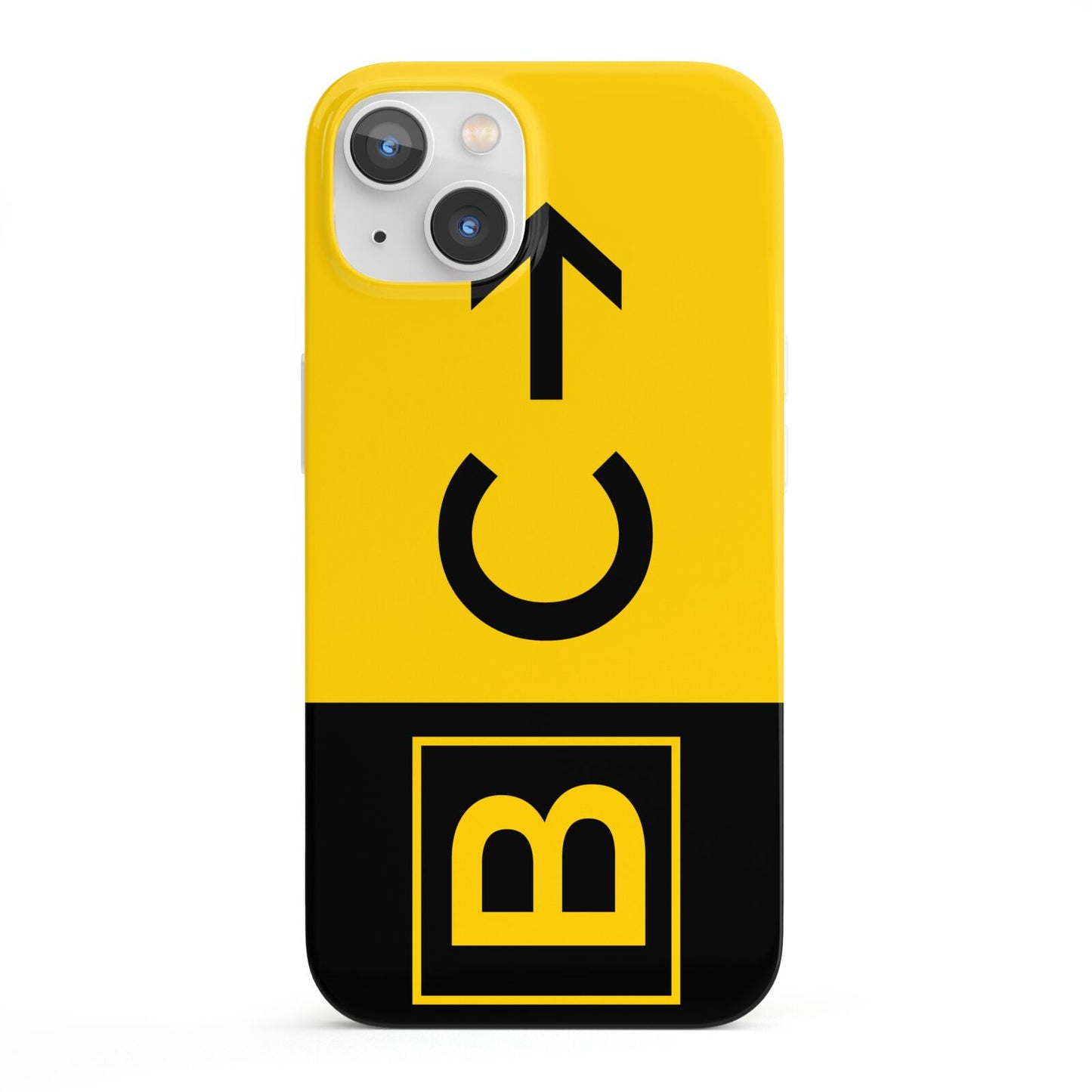 Custom Location Direction Airport Sign iPhone 13 Full Wrap 3D Snap Case