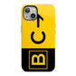 Custom Location Direction Airport Sign iPhone 13 Full Wrap 3D Tough Case