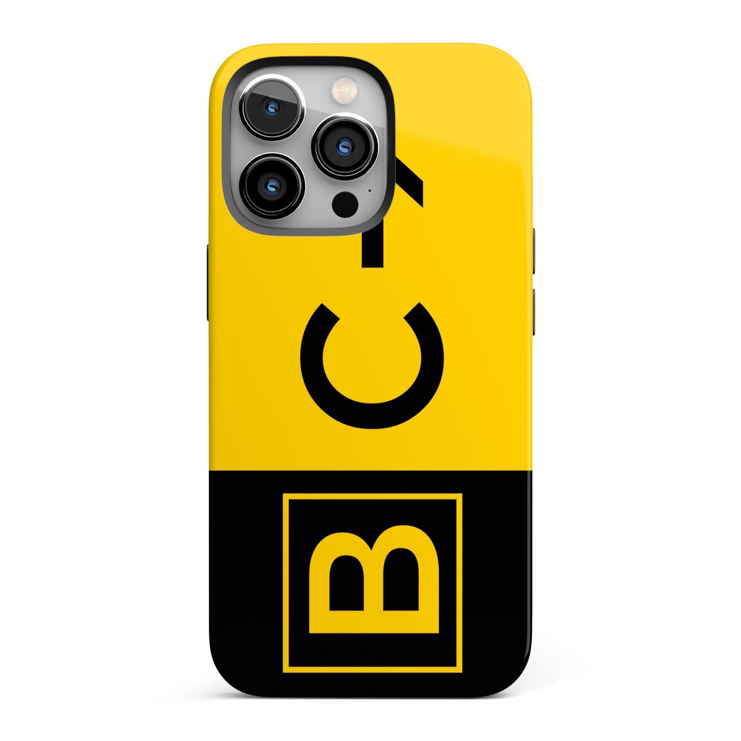 Custom Location Direction Airport Sign iPhone 13 Pro Full Wrap 3D Tough Case