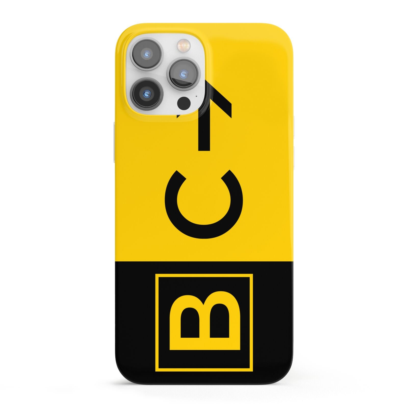 Custom Location Direction Airport Sign iPhone 13 Pro Max Full Wrap 3D Snap Case