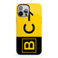 Custom Location Direction Airport Sign iPhone 13 Pro Max Full Wrap 3D Tough Case