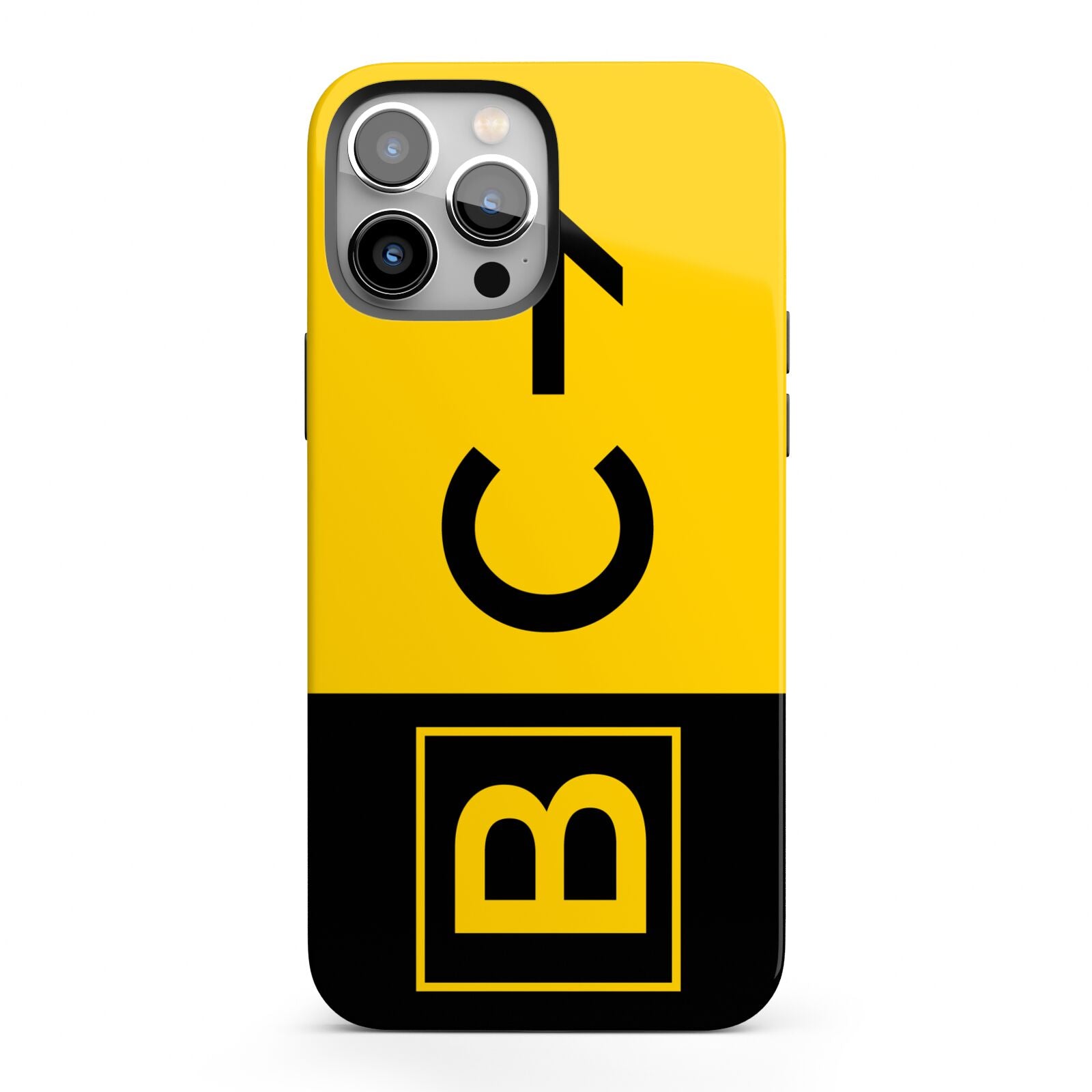 Custom Location Direction Airport Sign iPhone 13 Pro Max Full Wrap 3D Tough Case