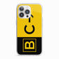 Custom Location Direction Airport Sign iPhone 13 Pro TPU Impact Case with White Edges
