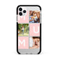 Custom Mothers Day Photo Apple iPhone 11 Pro Max in Silver with Black Impact Case