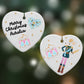 Custom Mouse King Heart Decoration on Christmas Background