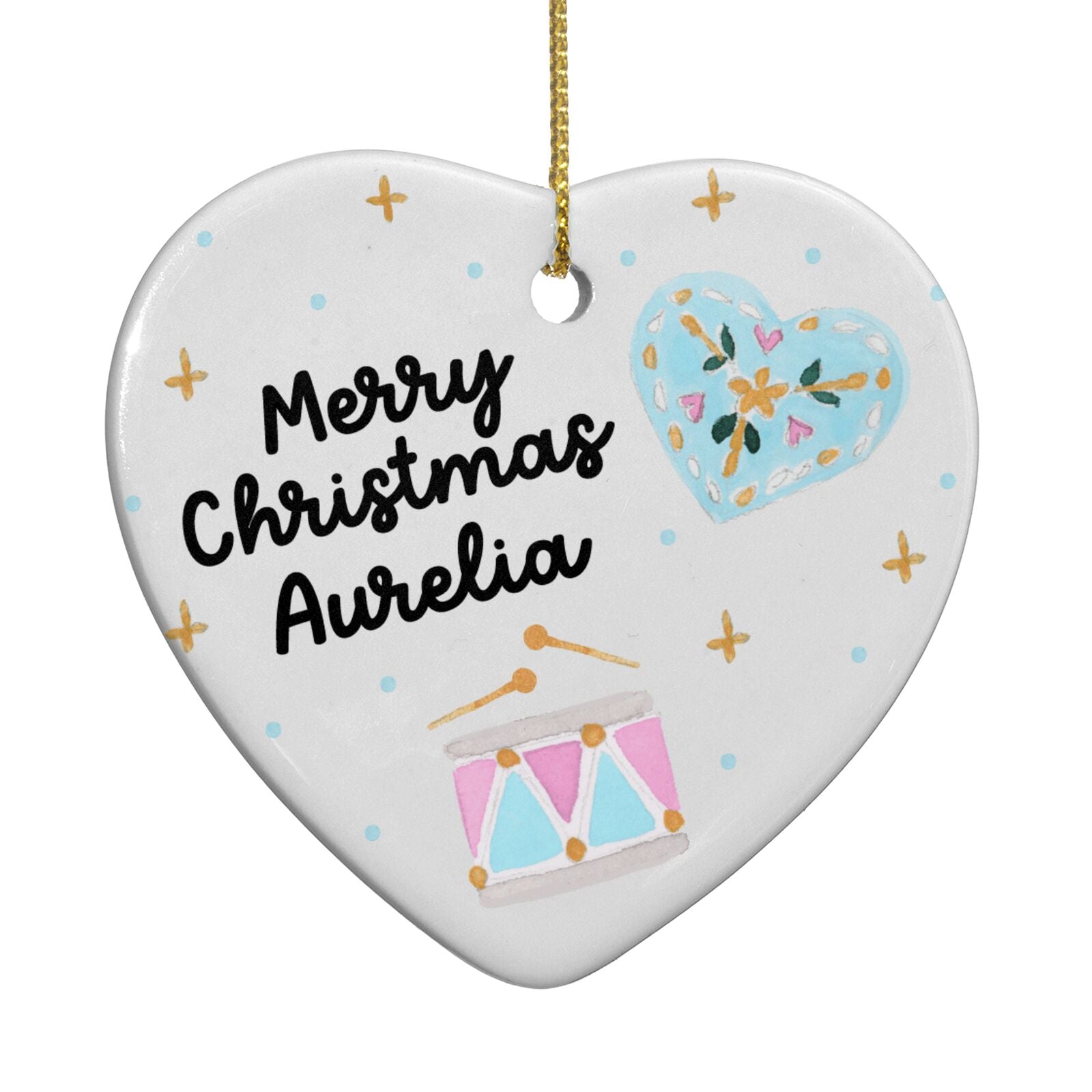 Custom Mouse King Heart Decoration
