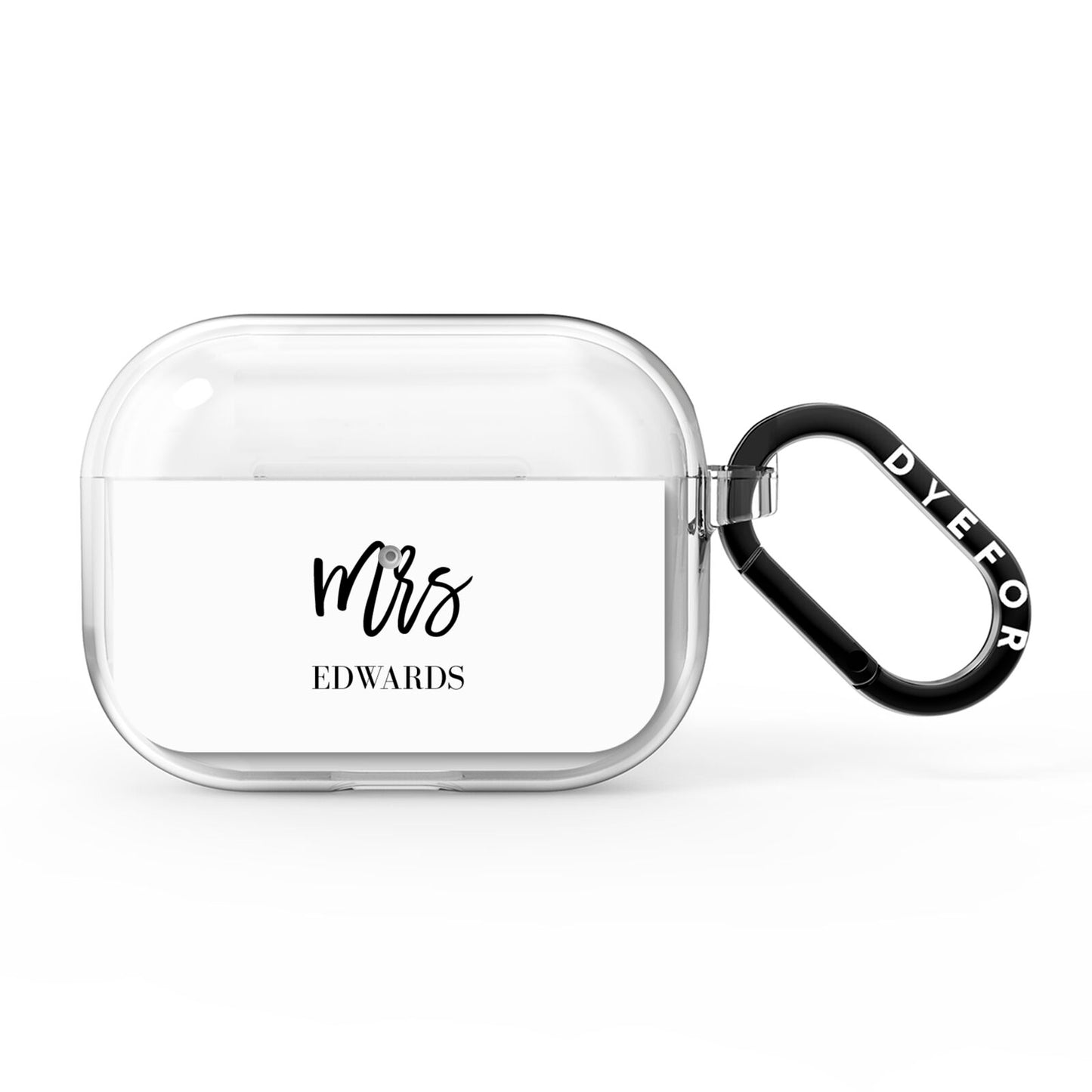 Custom Mrs AirPods Pro Clear Case