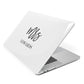 Custom Mrs Apple MacBook Case Side View