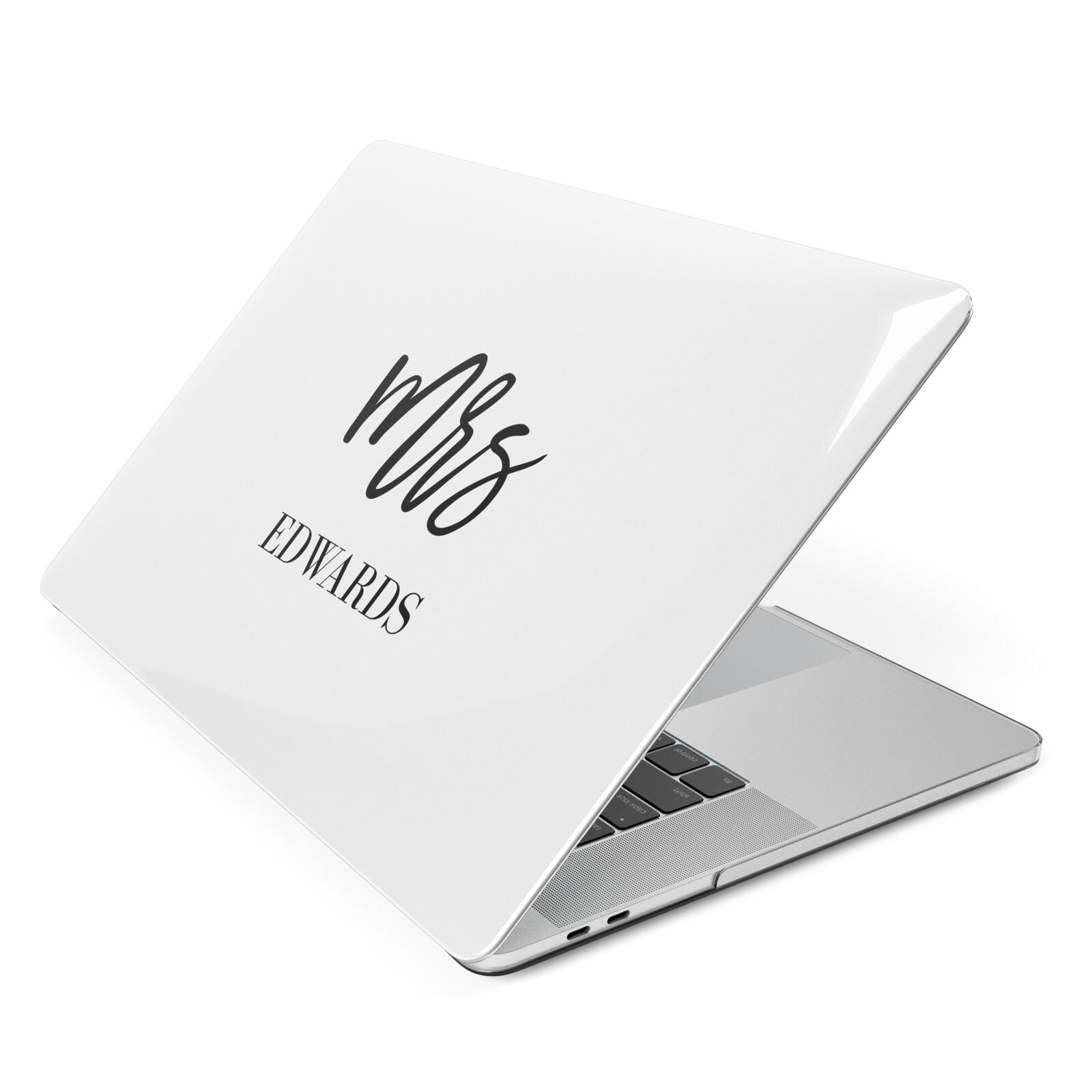 Custom Mrs Apple MacBook Case Side View