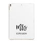 Custom Mrs Apple iPad Gold Case