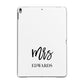 Custom Mrs Apple iPad Grey Case