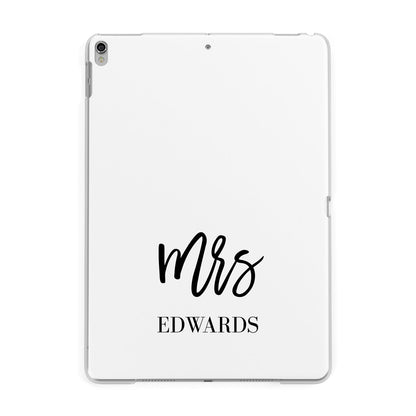 Custom Mrs Apple iPad Silver Case