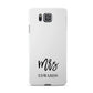 Custom Mrs Samsung Galaxy Alpha Case