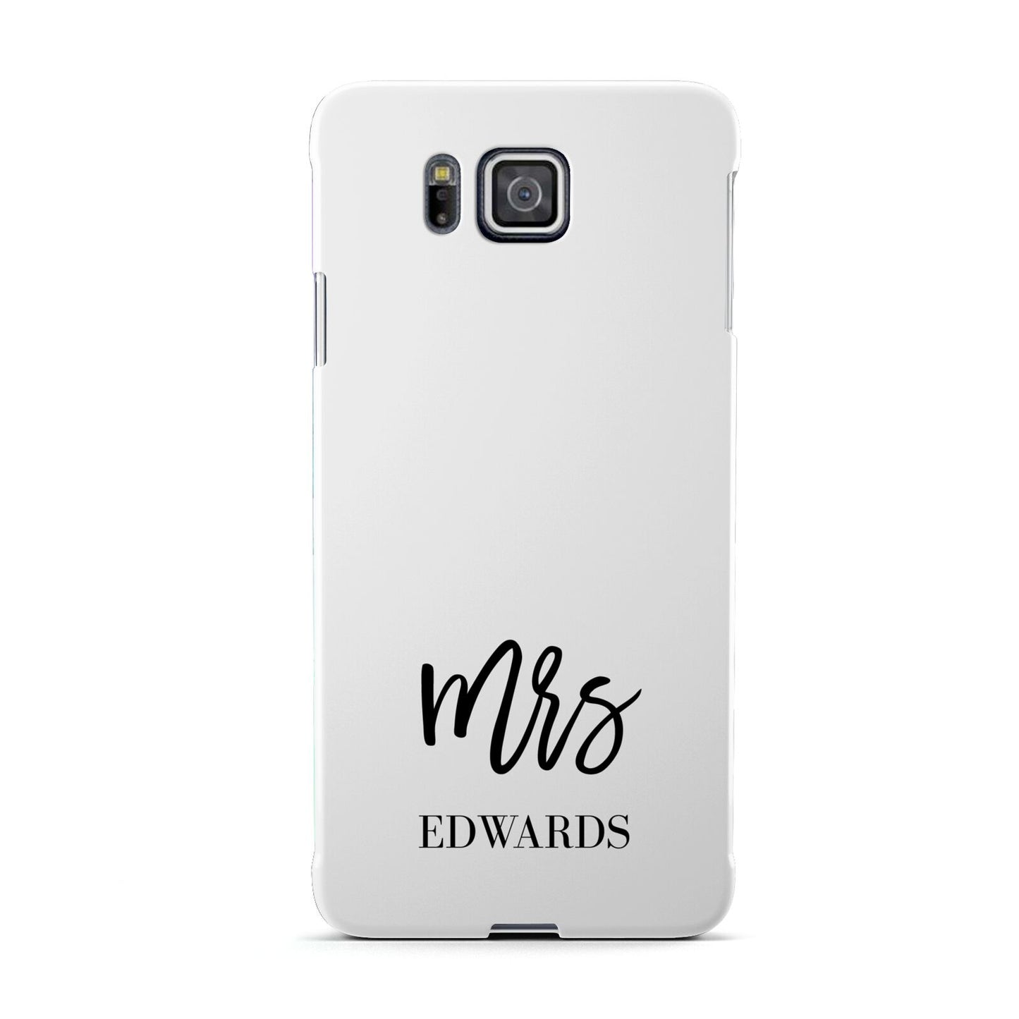 Custom Mrs Samsung Galaxy Alpha Case