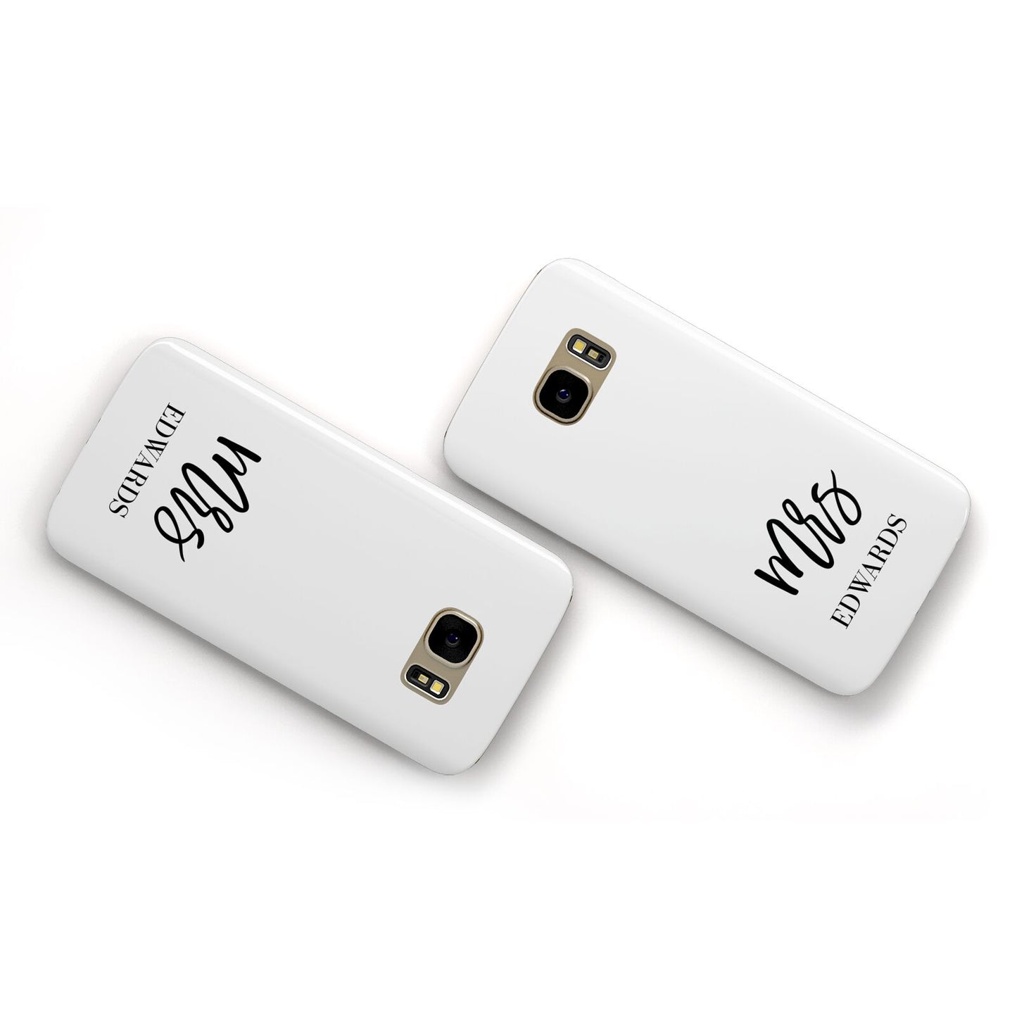 Custom Mrs Samsung Galaxy Case Flat Overview