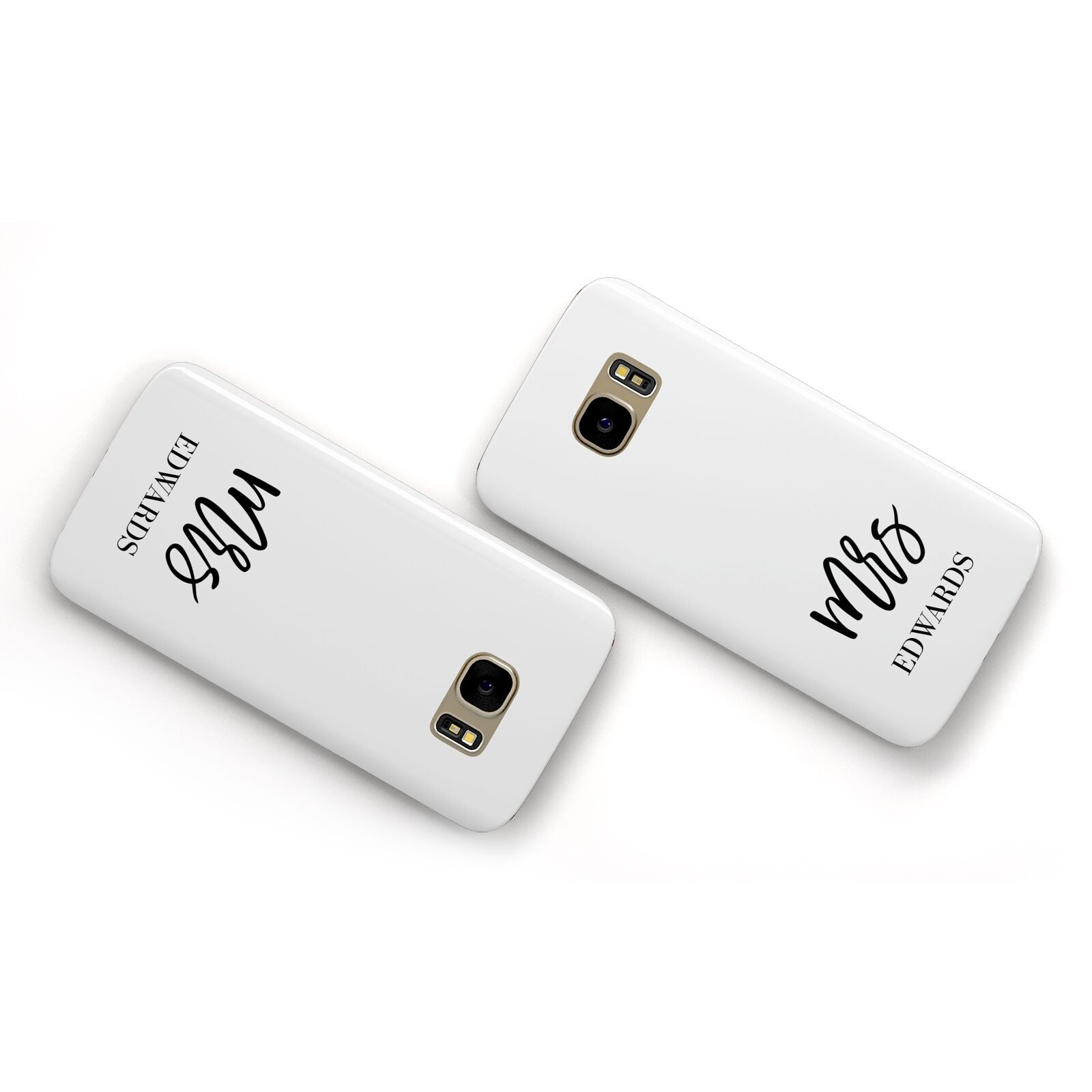 Custom Mrs Samsung Galaxy Case Flat Overview