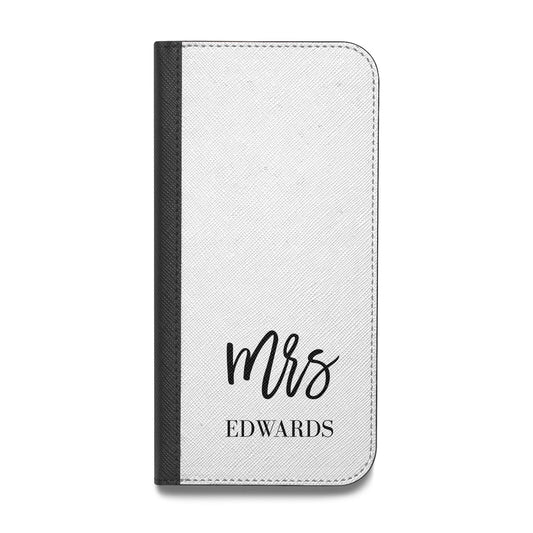 Custom Mrs Vegan Leather Flip Samsung Case