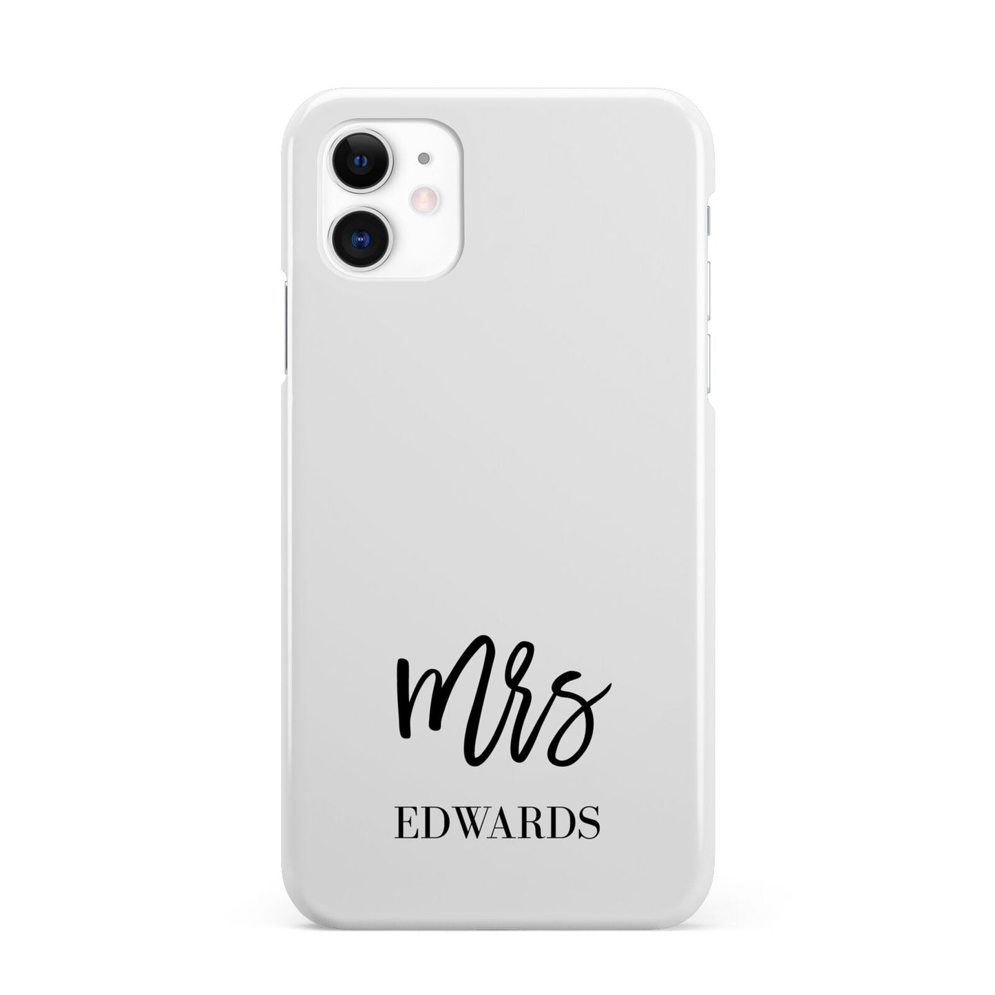 Custom Mrs iPhone 11 3D Snap Case