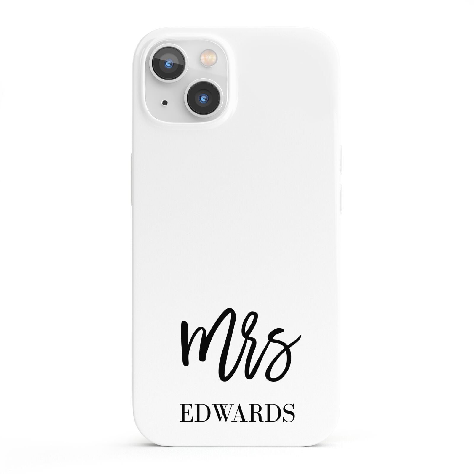 Custom Mrs iPhone 13 Full Wrap 3D Snap Case