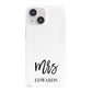 Custom Mrs iPhone 13 Mini Full Wrap 3D Snap Case