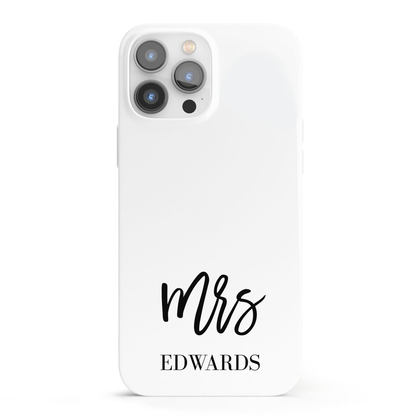 Custom Mrs iPhone 13 Pro Max Full Wrap 3D Snap Case