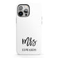 Custom Mrs iPhone 13 Pro Max Full Wrap 3D Tough Case