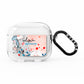 Custom Name Floral Bouquet AirPods Clear Case 3rd Gen