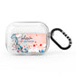 Custom Name Floral Bouquet AirPods Pro Clear Case