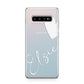Custom Name Heart Samsung Galaxy S10 Plus Case