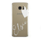 Custom Name Heart Samsung Galaxy S7 Edge Case