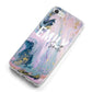 Custom Name Purple Gold Glitter Marble iPhone 8 Bumper Case on Silver iPhone Alternative Image