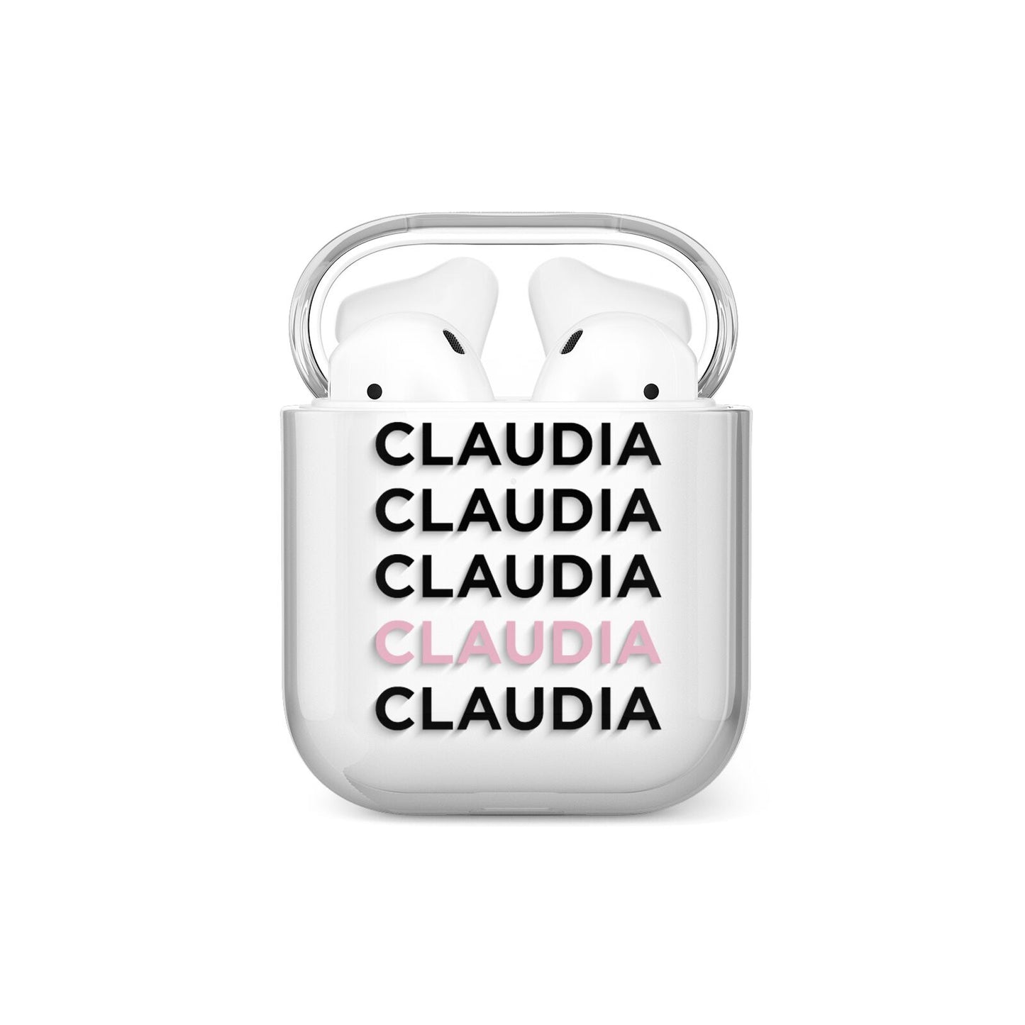 Custom Name Repeat AirPods Case