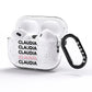 Custom Name Repeat AirPods Pro Glitter Case Side Image