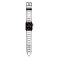 Custom Name Repeat Apple Watch Strap with Space Grey Hardware
