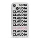 Custom Name Repeat iPhone 13 Clear Bumper Case