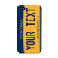 Custom New York License Plate Apple iPhone 4s Case