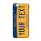Custom New York License Plate Apple iPhone 5c Case