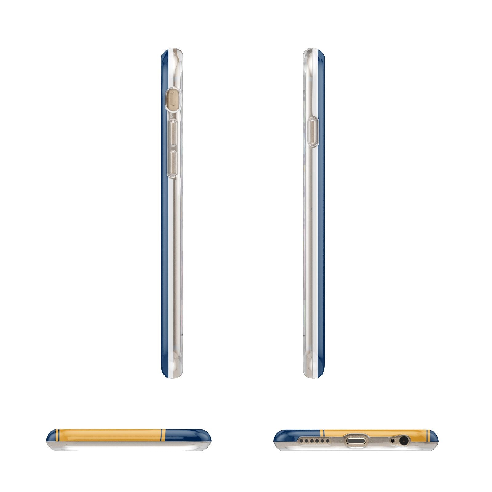 Custom New York License Plate Apple iPhone 6 3D Wrap Tough Case Alternative Image Angles